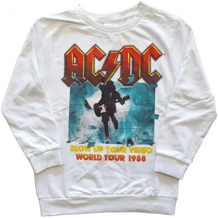 AC/DC Childrens/Kids Blow Up Your Video Sweatshirt