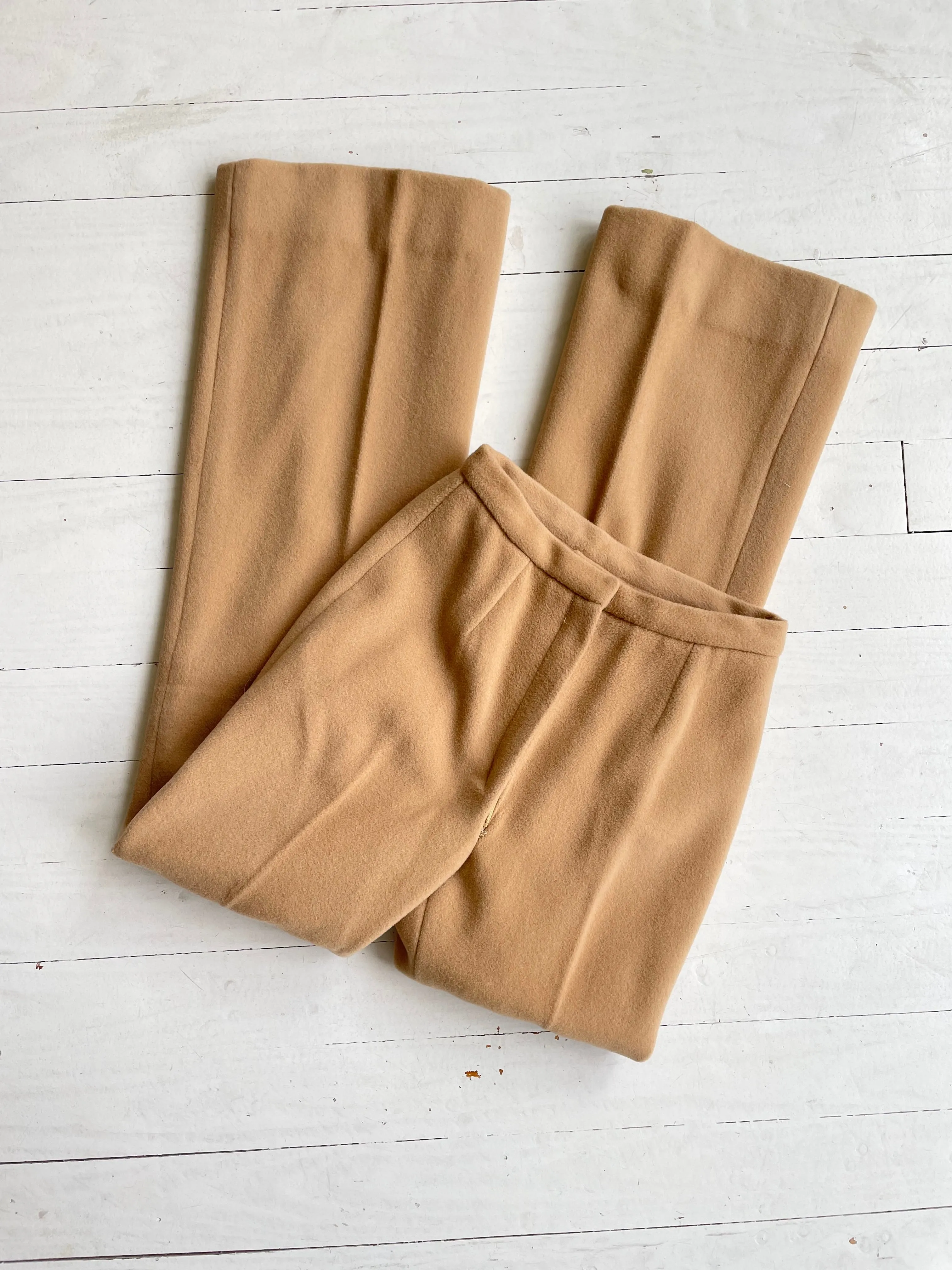 B. Siegel 1960s Camel Wool Trousers