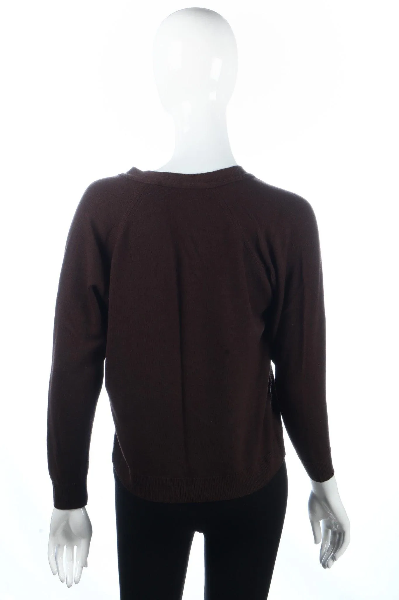 Fairford dark brown cardigan size M