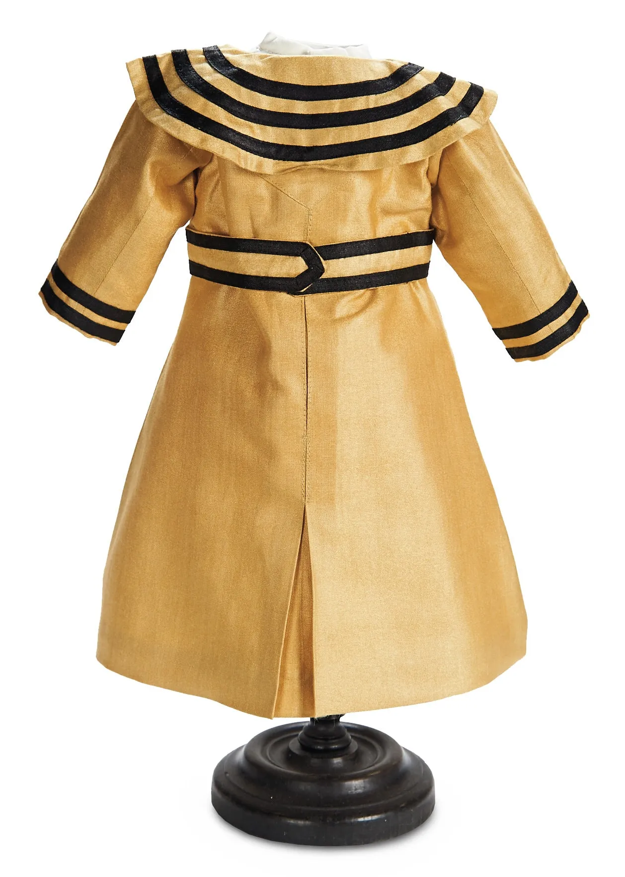 Golden Tussah Silk Sailor Suit & Cap