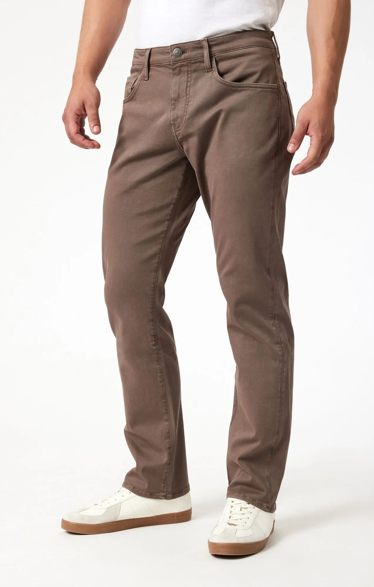 MATT RELAXED STRAIGHT LEG IN BROWN CASUAL TWILL