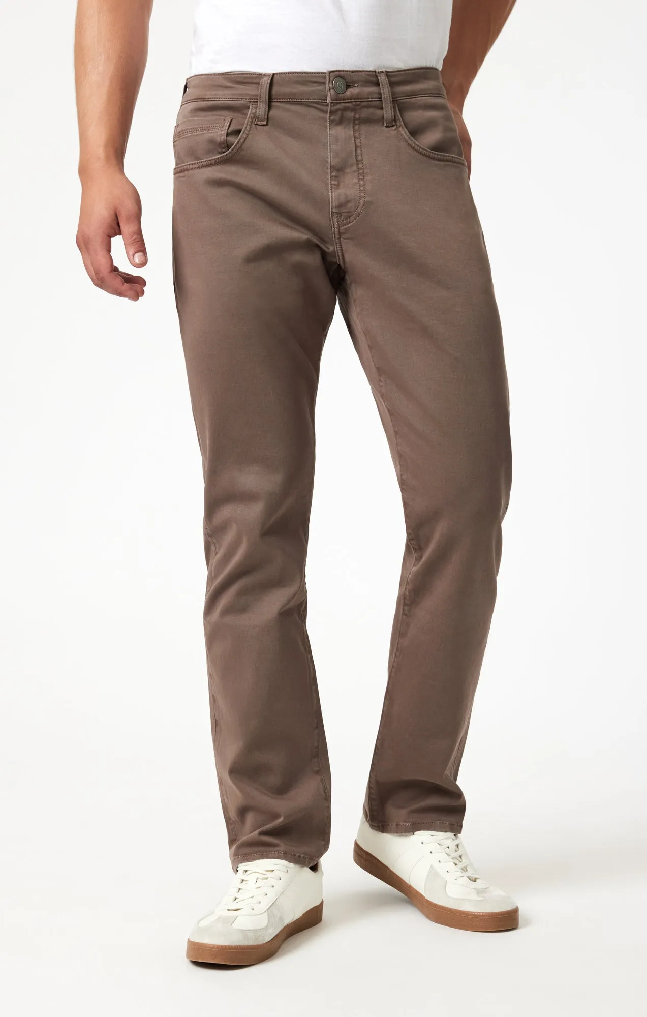 MATT RELAXED STRAIGHT LEG IN BROWN CASUAL TWILL