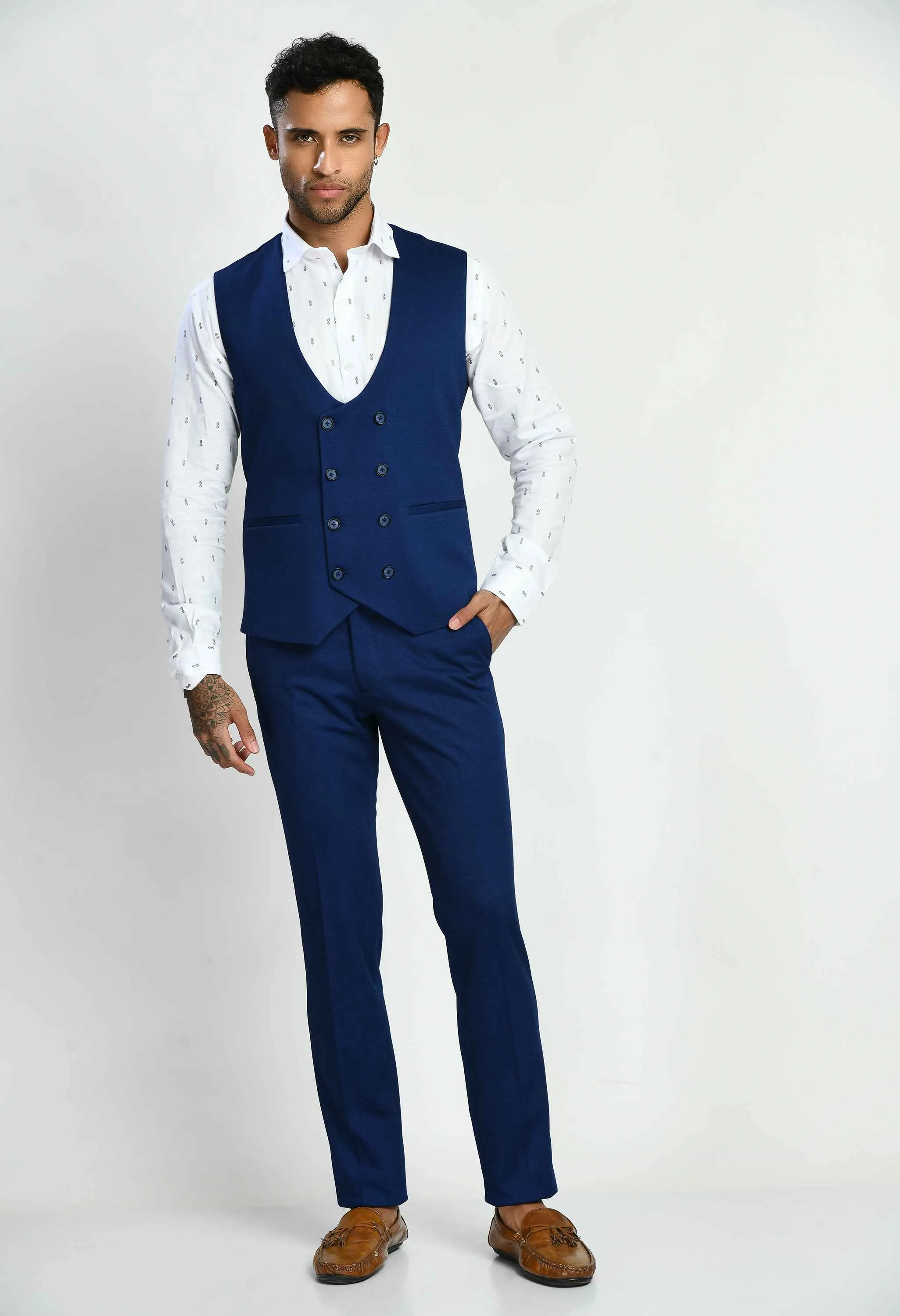 Men's Charming Blue Suit Set