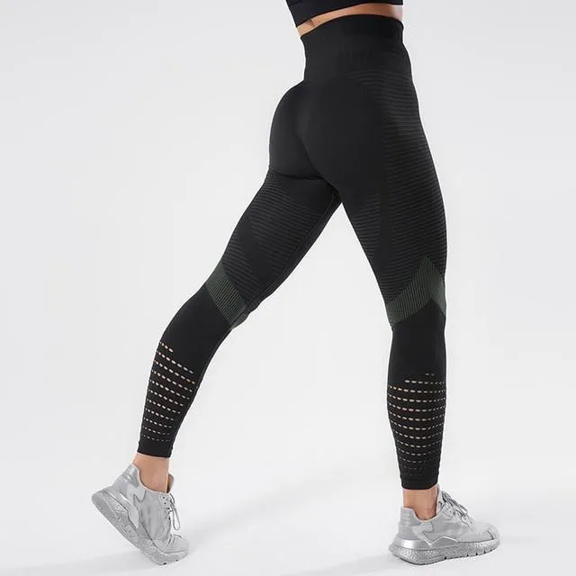 Mesh Breathable Push Up Leggings