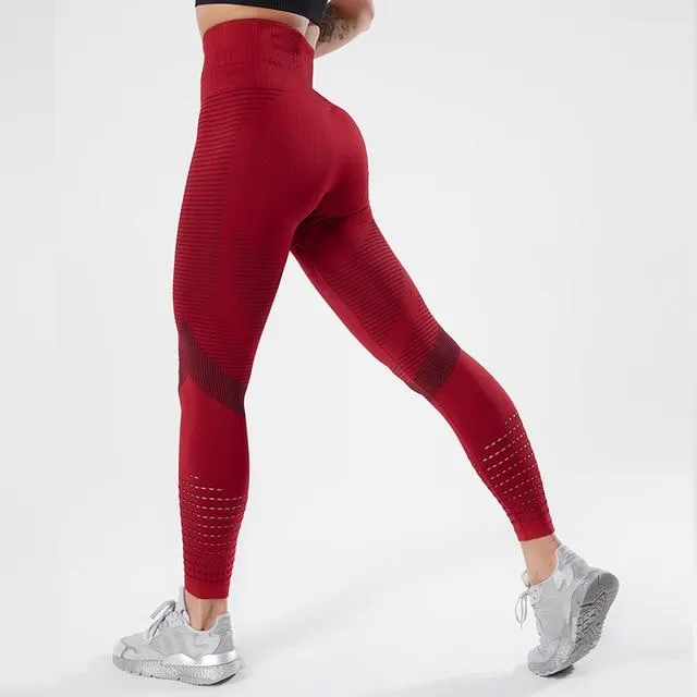 Mesh Breathable Push Up Leggings