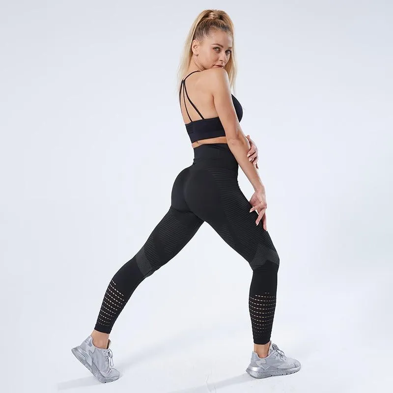 Mesh Breathable Push Up Leggings