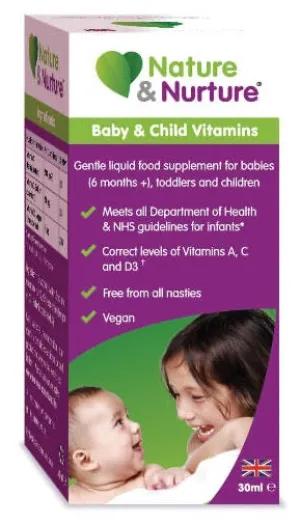 Nature & Nurture 30ml -  Premium Baby Vitamins