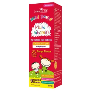 Natures Aid Mini Drops Multivitamin 50ml