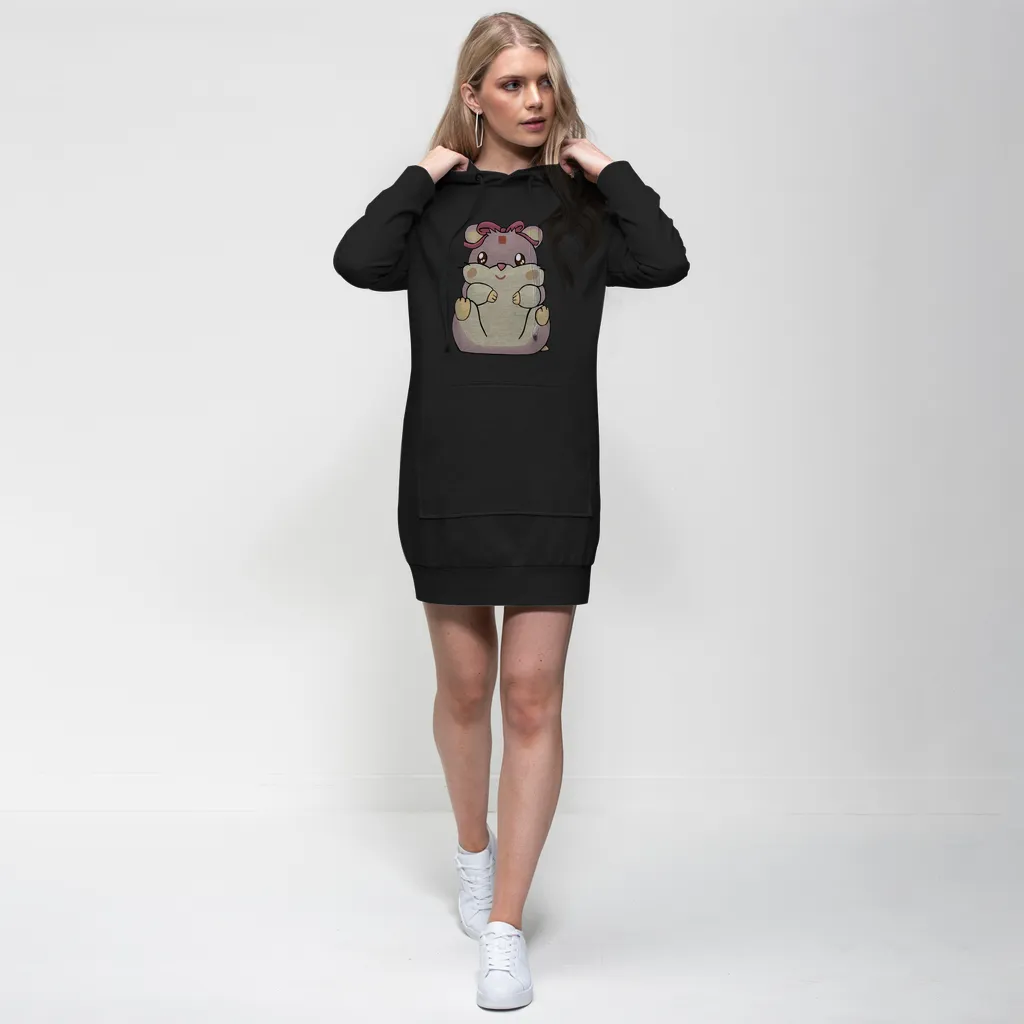 Purple Hamster Premium Adult Hoodie Dress