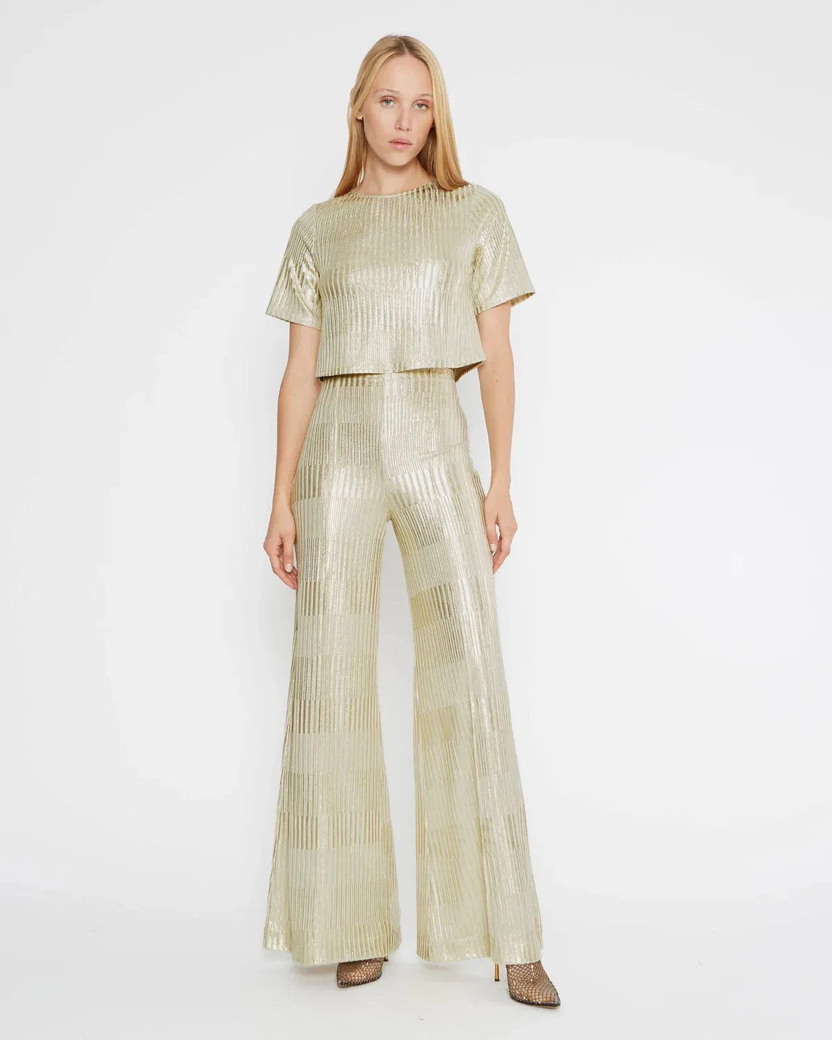 Ripley Rader Metallic S/S Top