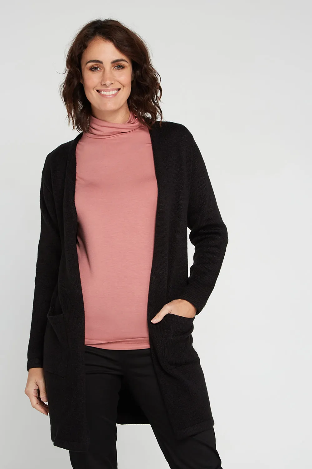 Salima Knit Cardigan - Black