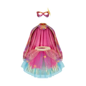 Super-Duper Hero Pink Tutu, Cape & Mask Set