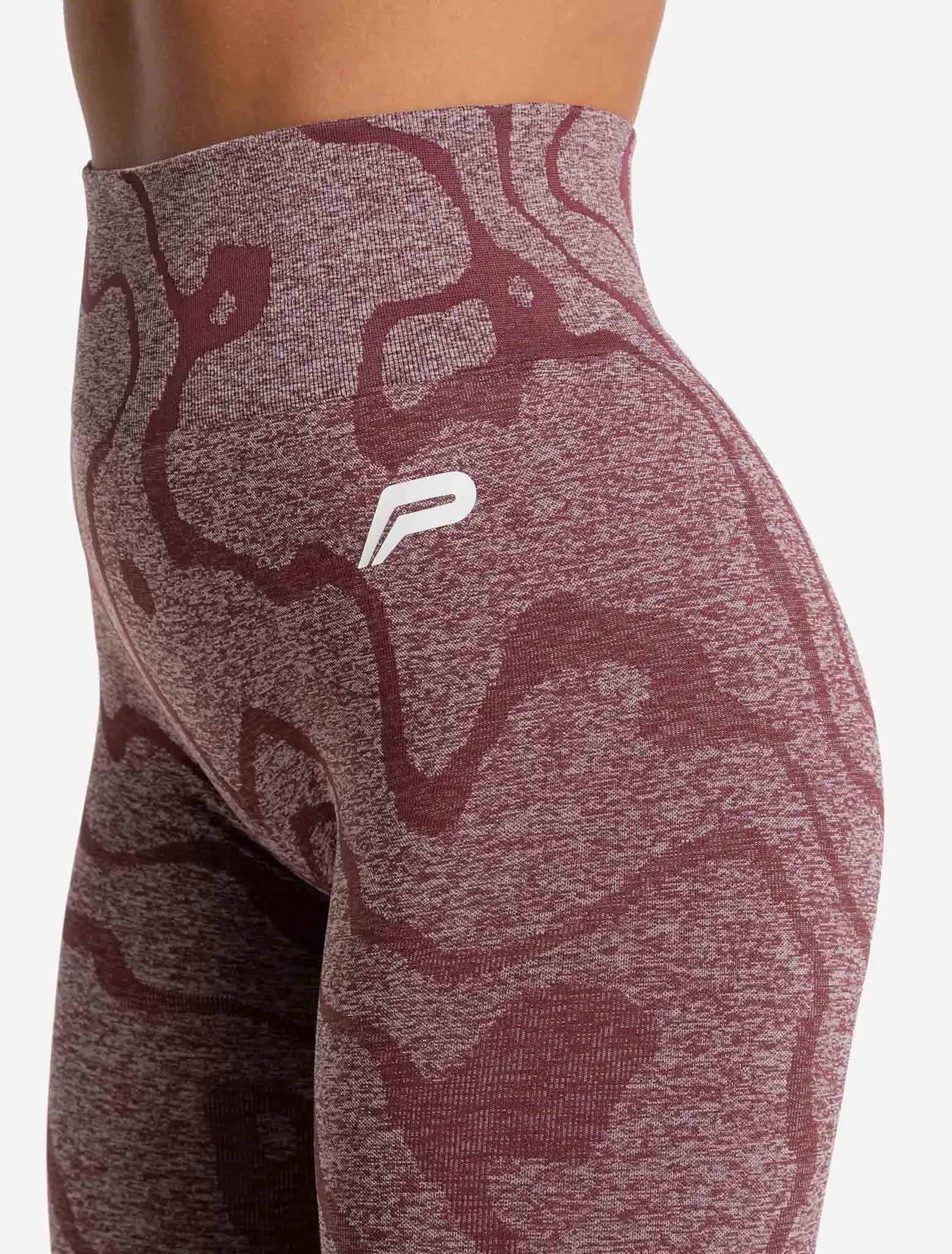 Sustainable Seamless Leggings - Burgundy