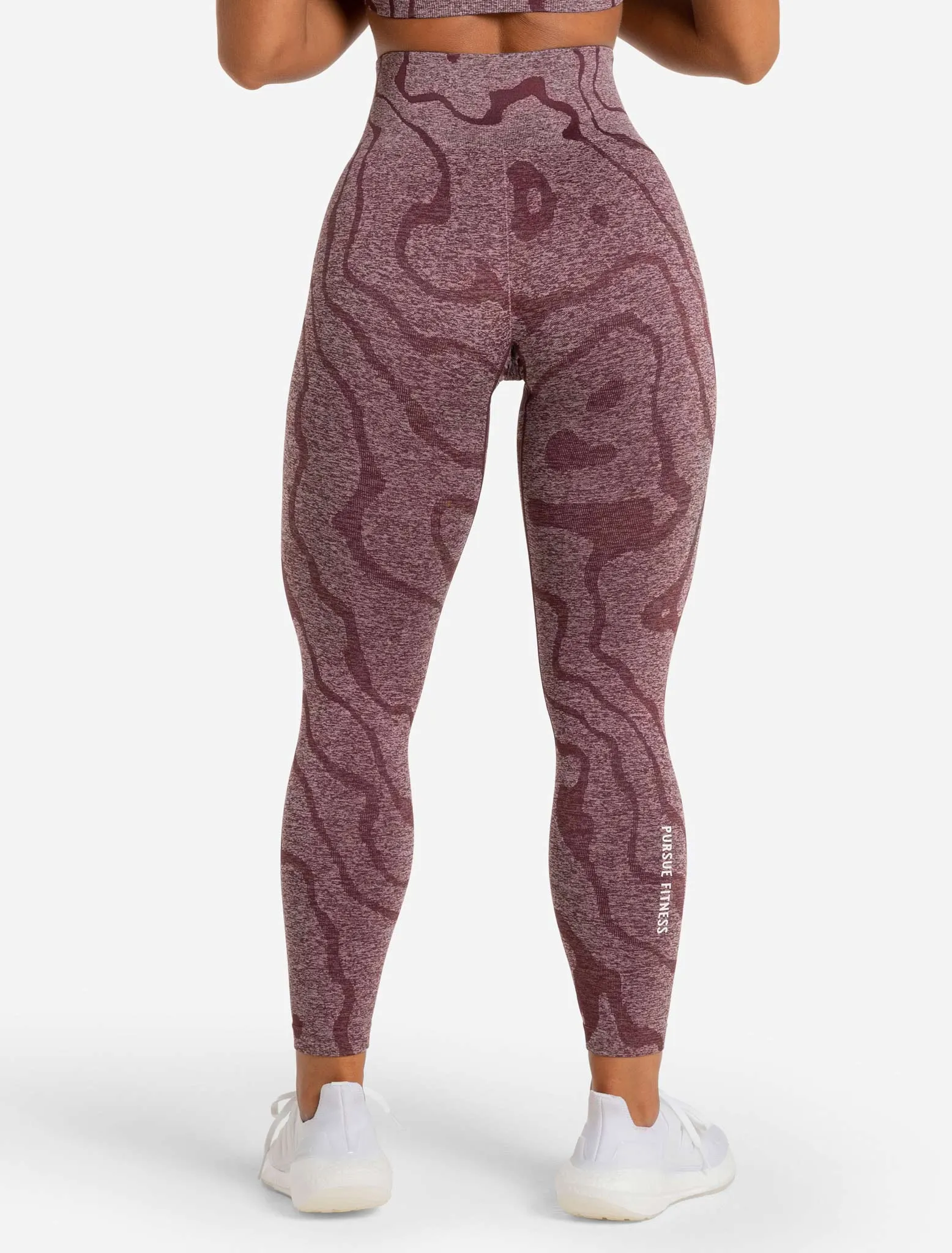 Sustainable Seamless Leggings - Burgundy