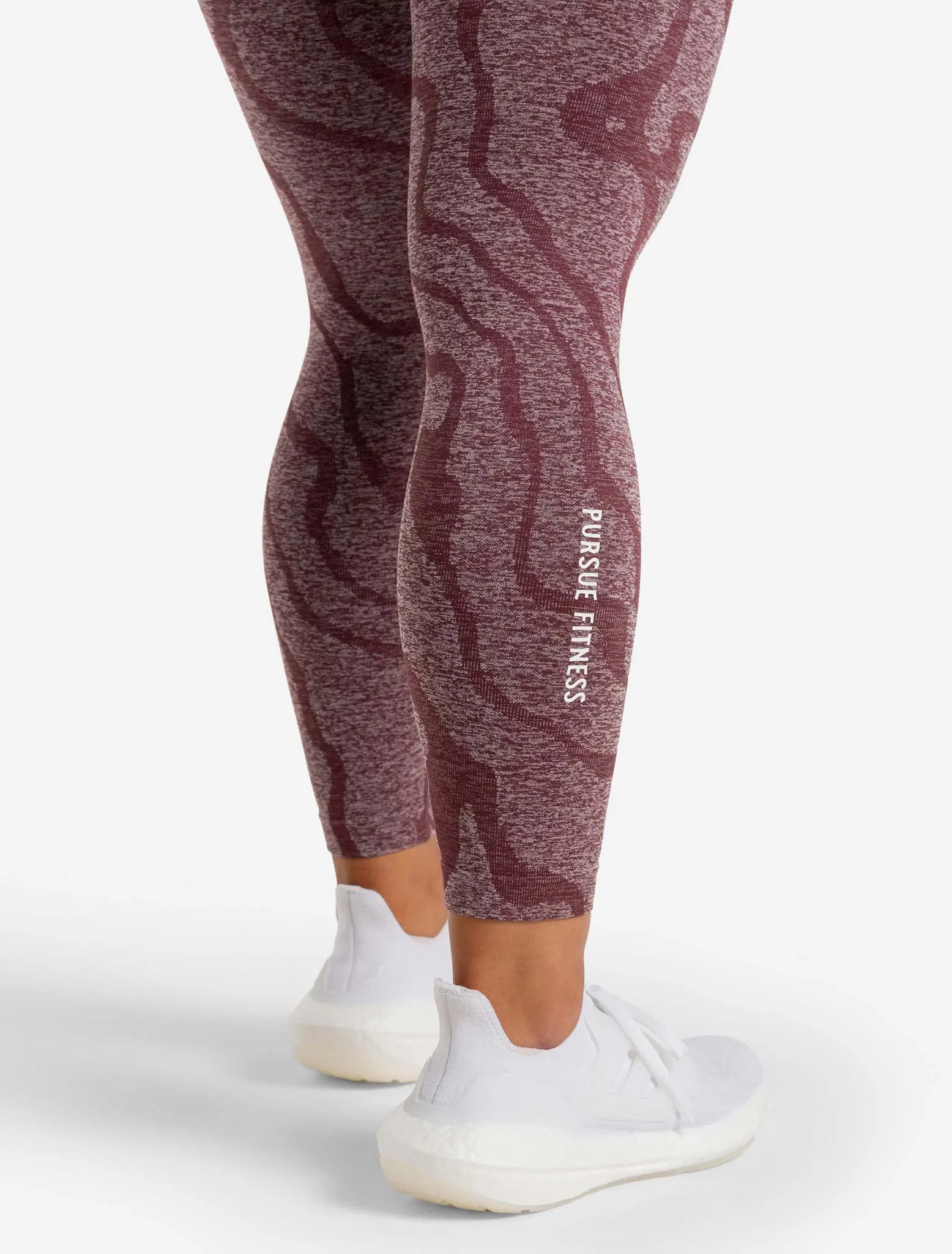 Sustainable Seamless Leggings - Burgundy