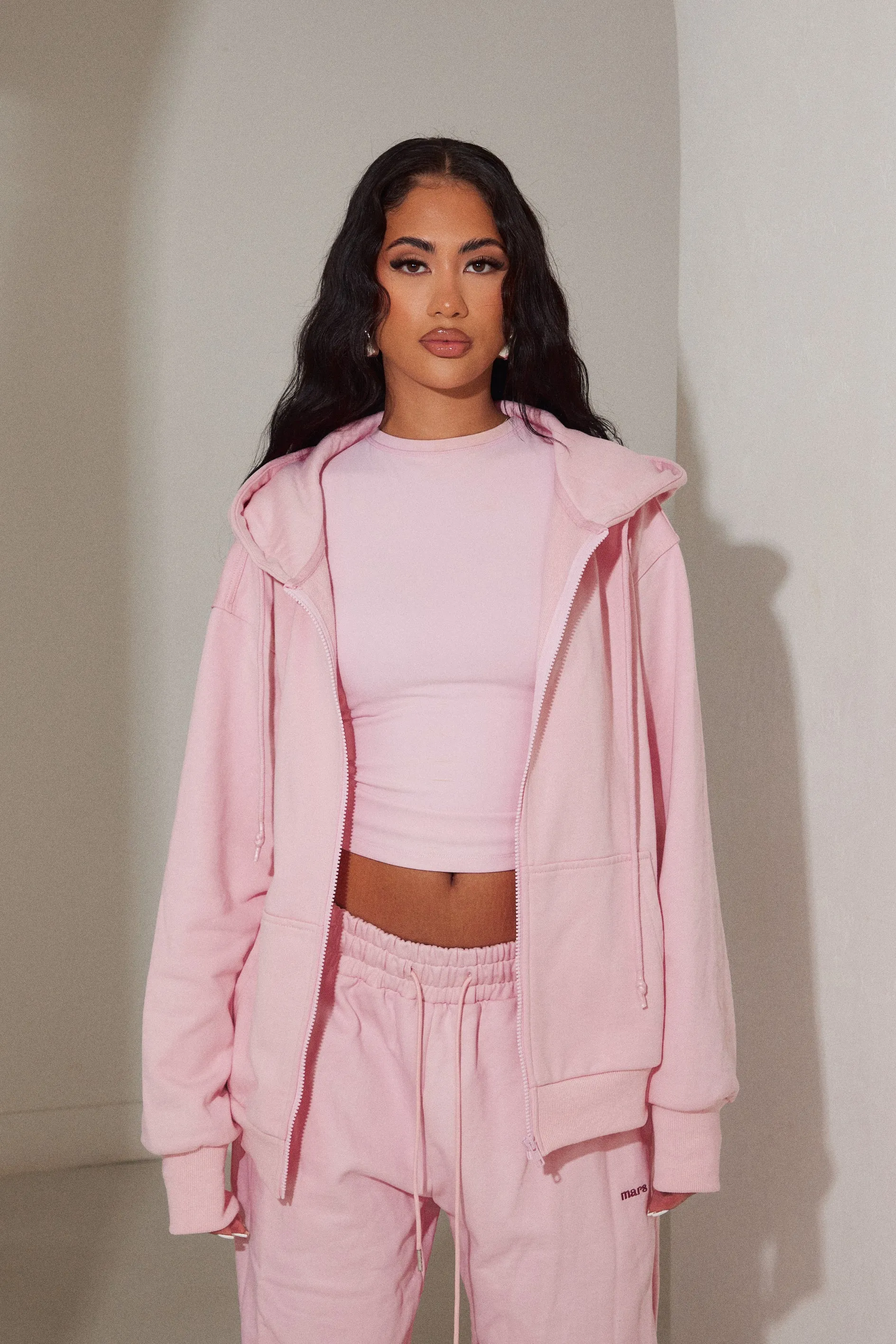 The basic jersey jacket - Pink