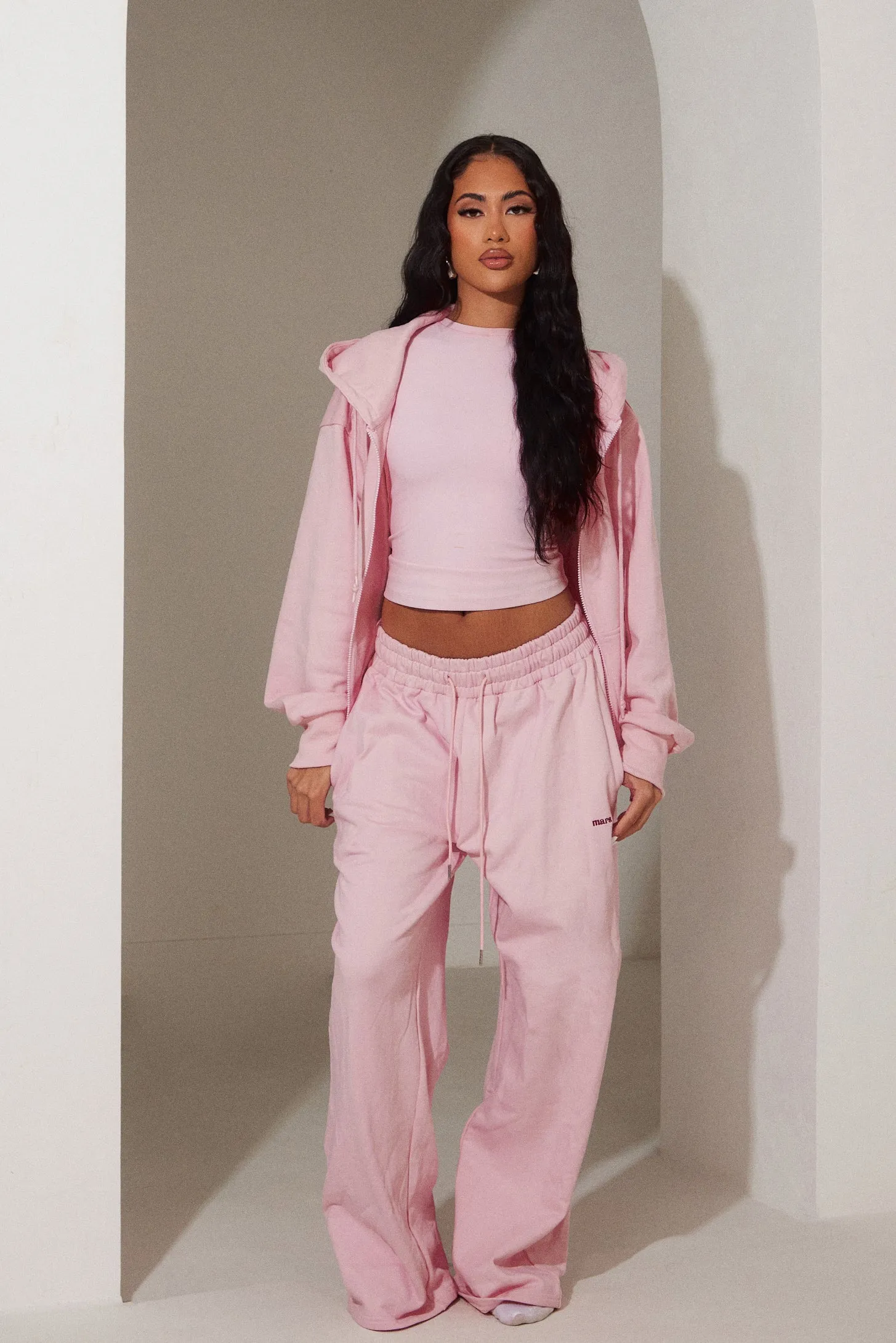 The basic jersey jacket - Pink