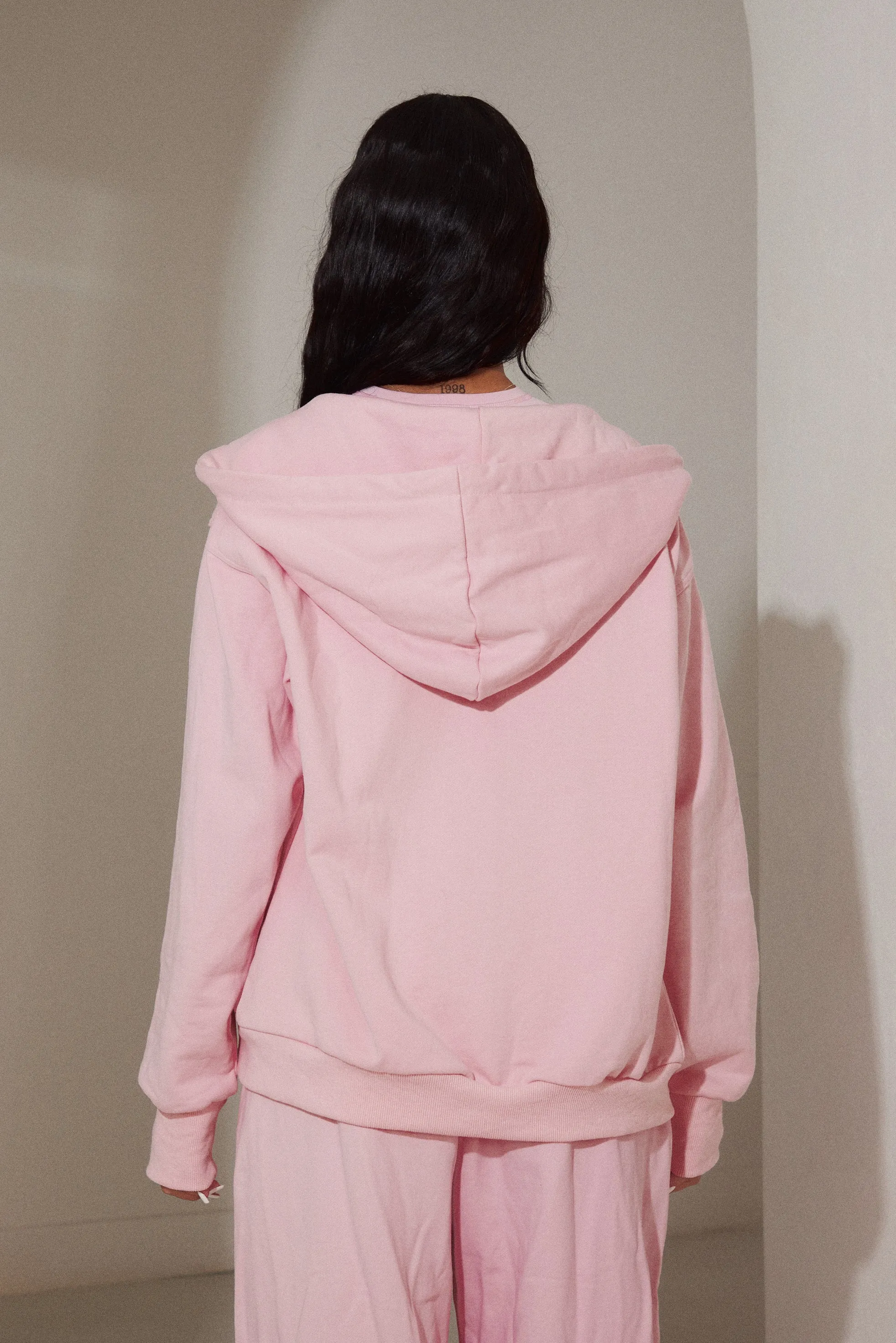 The basic jersey jacket - Pink